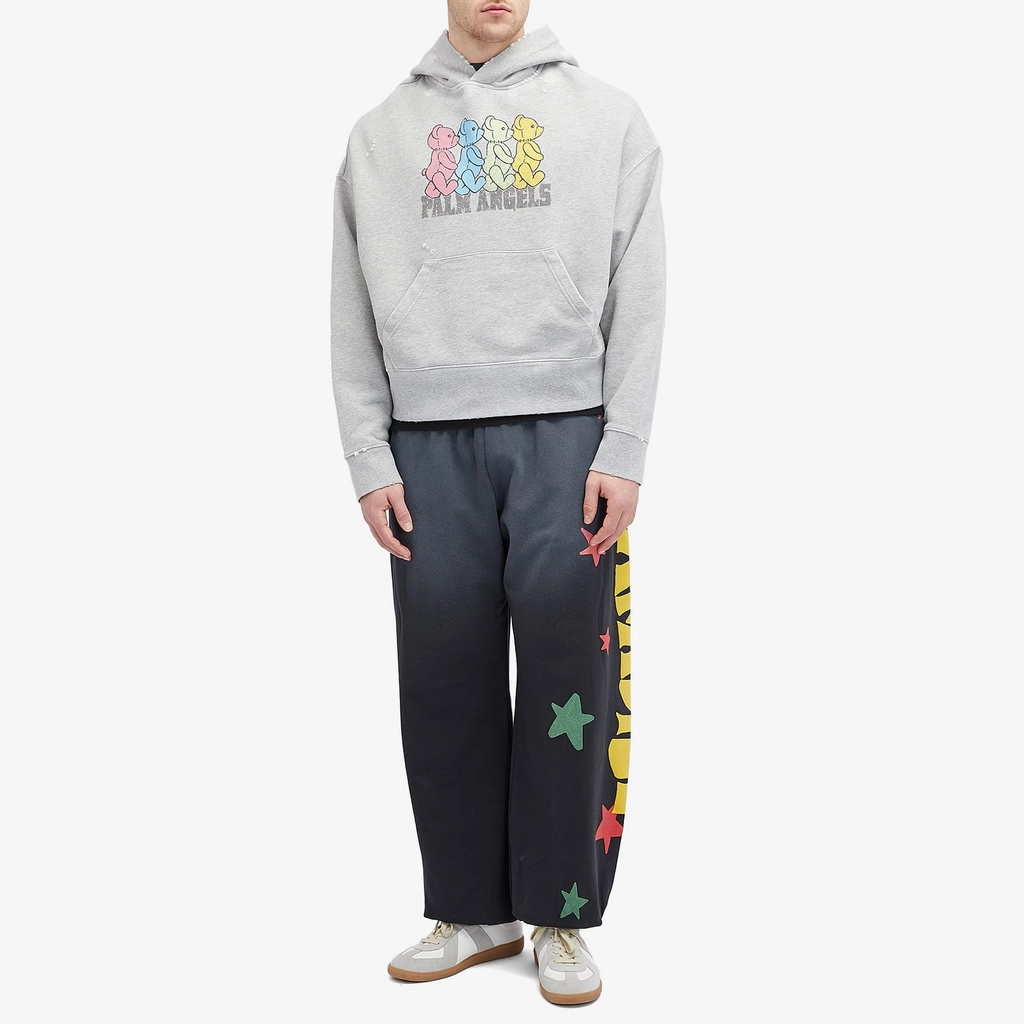 Palm Angels Men's Crossroad Bears Popover Hoodie Multi